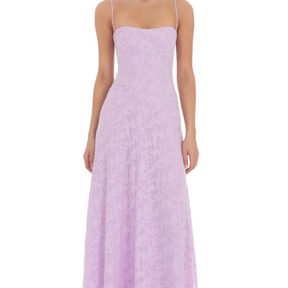 Lucy in the Sky Lilac Maxi Dress
